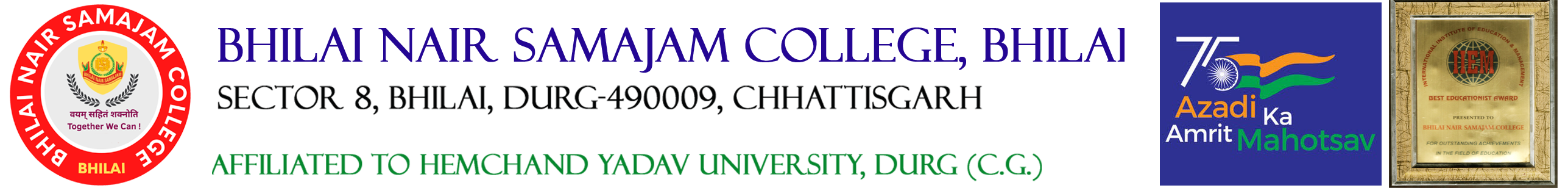 Powered by logo -Bhilai Nair Samajam College - Ravi Solutions